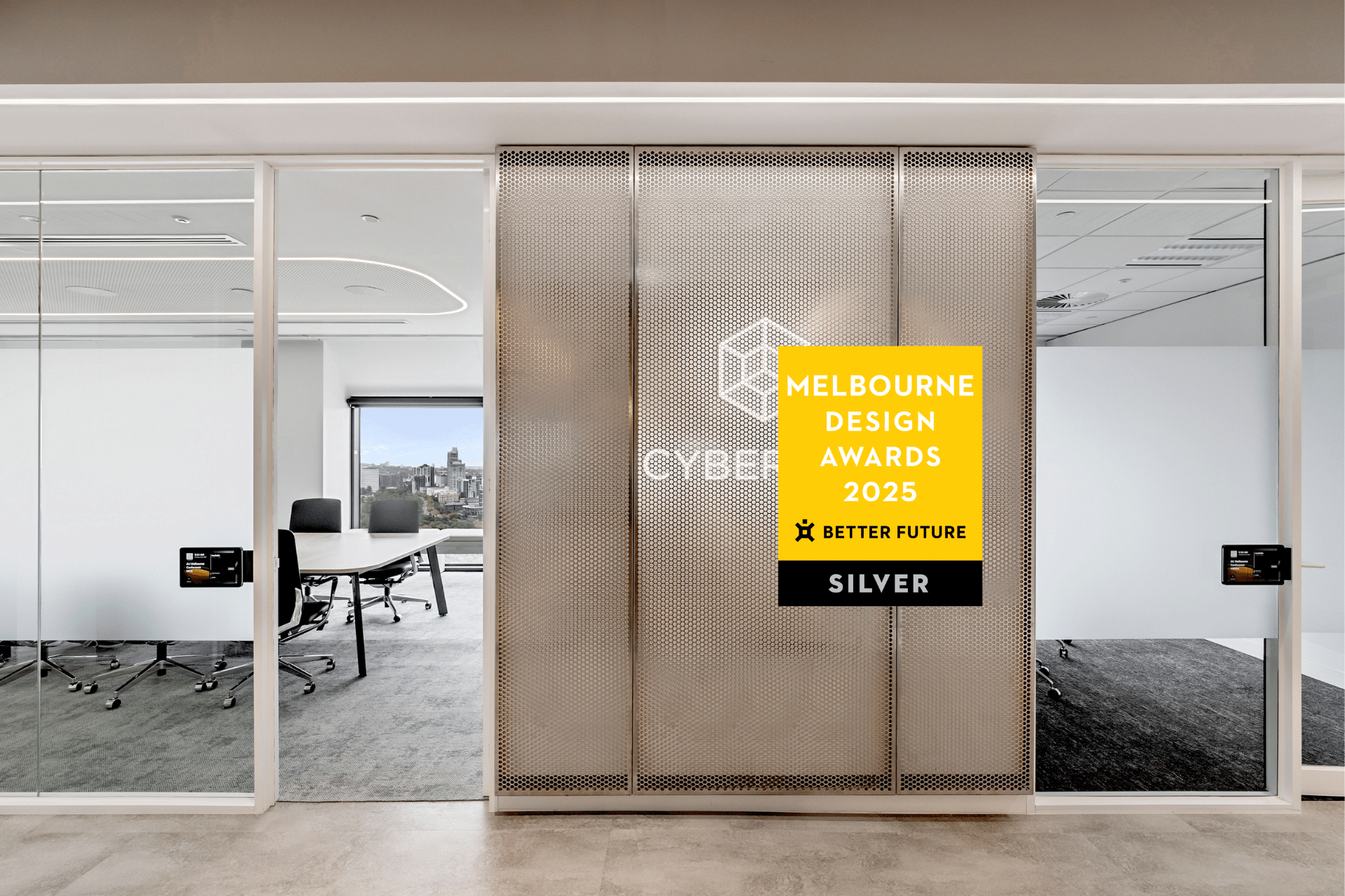 Spaceful office fit-out for CyberArk Melbourne wins silver at the Melbourne Design Awards 2025